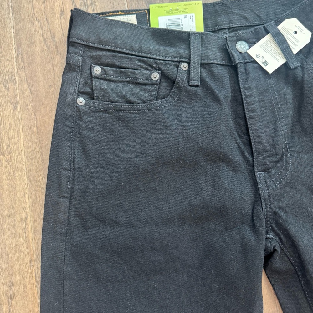 NWT! Men’s Levi's 514 Straight Black Jeans 32/30 - Picture 3 of 16
